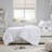 Durable Woven Stripe Bedding Sets, Polyester Twin/twin Xl, Modern Style For All Bedrooms