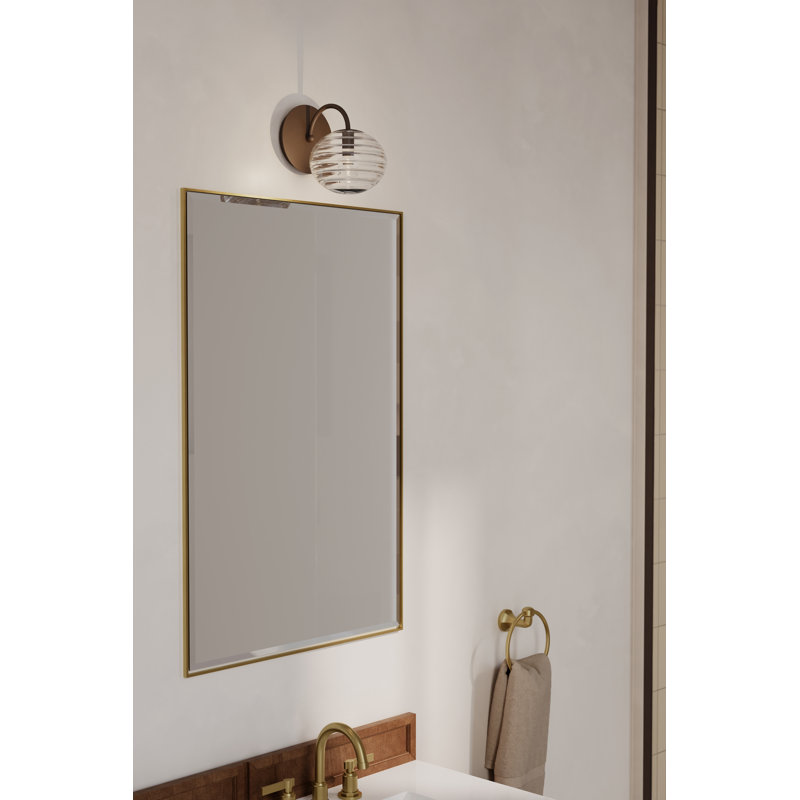 Lenora 8.25" High 1-Light Bath Sconce