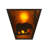 13" Wide Bear Creek Right Wall Sconce