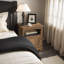 58cm W Manufactured Wood Bedside Table