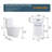 Glossy White Toilet With Advanced Flushing And Easy Maintenance Porcelain Powerful Flush Skirted Look-121773969
