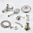 2-in-1 5-Function Dual Shower Heads with Rough in-Valve and Bathtub Shower Faucet-95036356