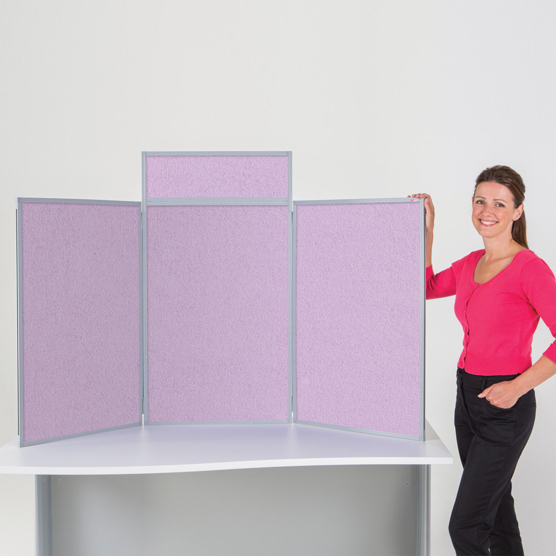 Free-Standing Reversible Bulletin Board 110cm H x 180cm W