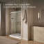 Pleat Frameless Sliding Bath Door-1558757538