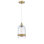 1 - Light Antique Copper Single Pendant