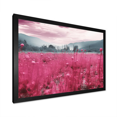 " Fushia Blooming Abstraction III "