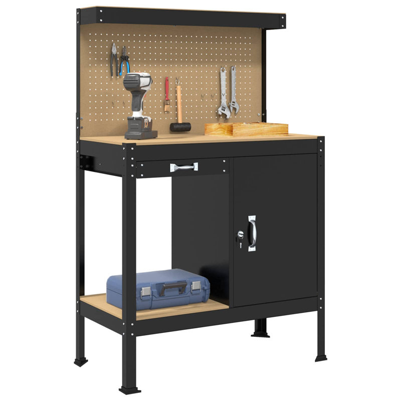 90cm W Engineered Wood Top Workbench