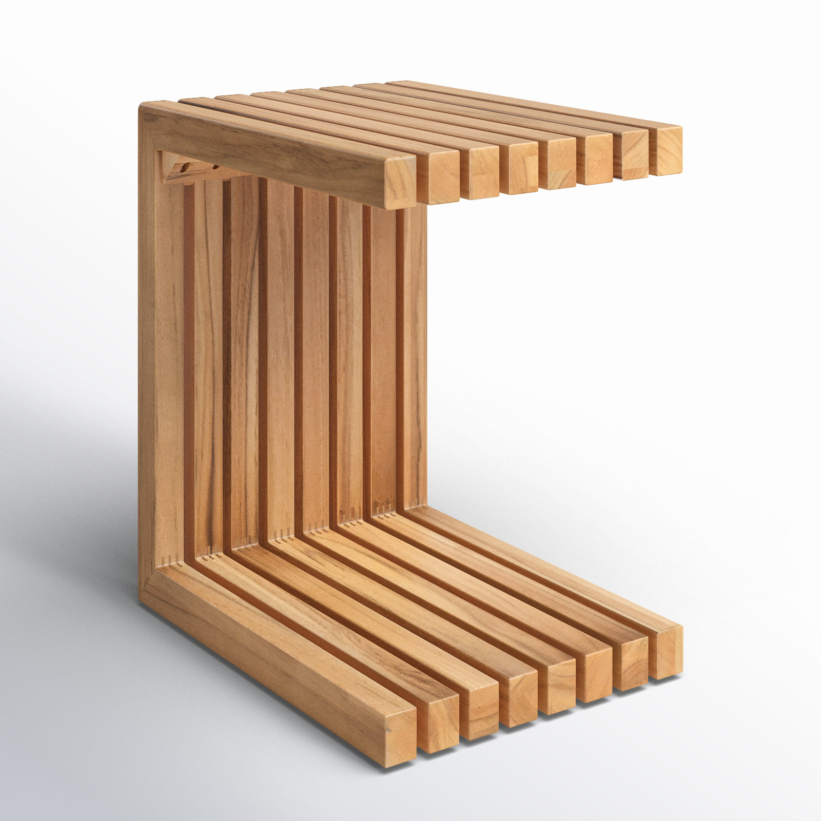 AllModern Perina Teak Side Table