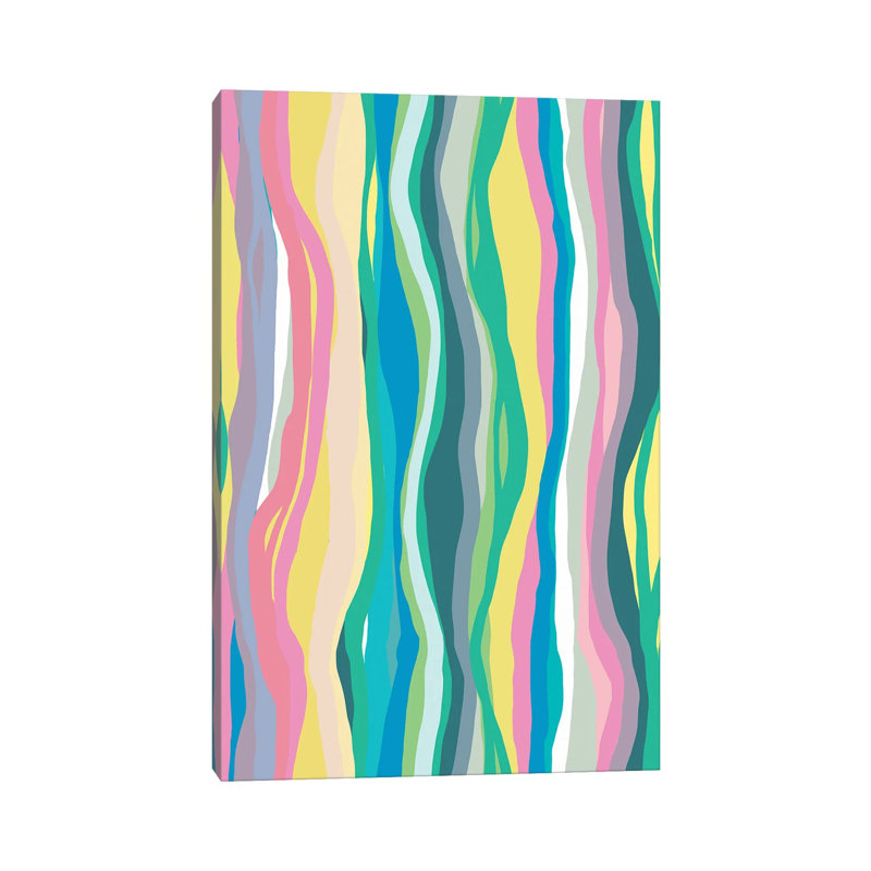 Colourful Agate Slides - Wrapped Canvas Art Prints - Wrapped Canvas Gallery-Wrapped Canvas Giclée, 30.48cm H x 20.32cm W