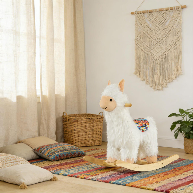 Jouet à bascule pour enfants, style lama