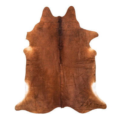 Myrtletown Novelty 2 cm x 1.75 cm Animal Print Cowhide Flatweave Area Rug