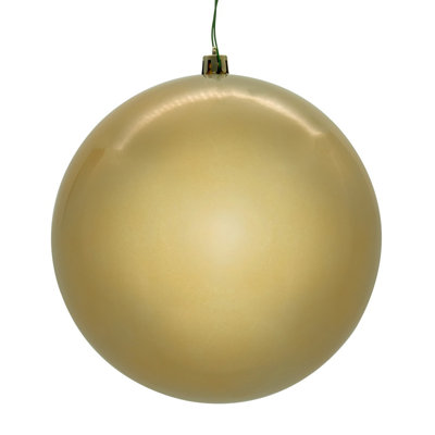 Perle champagne sans soudure percée aux rayons UV. Comprend un ornement.
