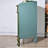 American style retro green corner cabinet