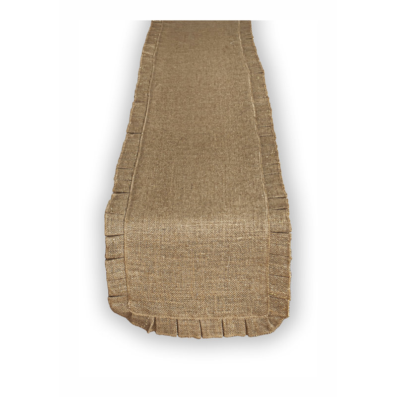 Maxfield Table Runner, Beige/Gold