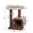 Catry 23" Cat Tree with House and Scratching Post