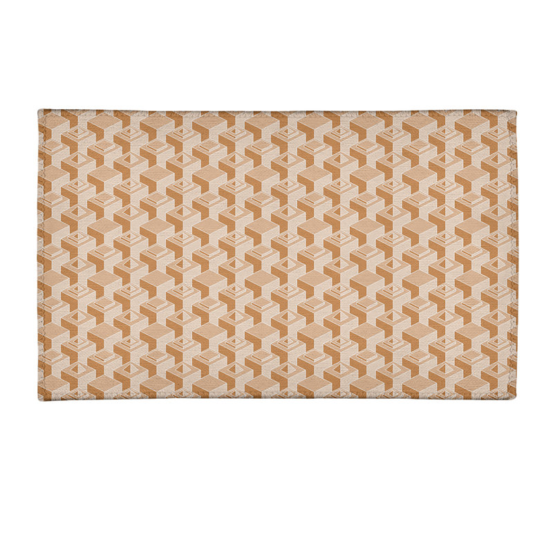 Chenille Geometric Indoor Rug, Rectangle 3' x 5'