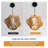1 - Light Rattan Farmhouse Bohemian Pendant Light