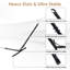 Adjustable Hammock Stand with Anti-Slip Feet, Telescoping 9.8-11FT Width