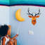 Décoration murale 3D cerf