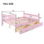 Base de lit plateforme en bois avec tiroirs-680391218