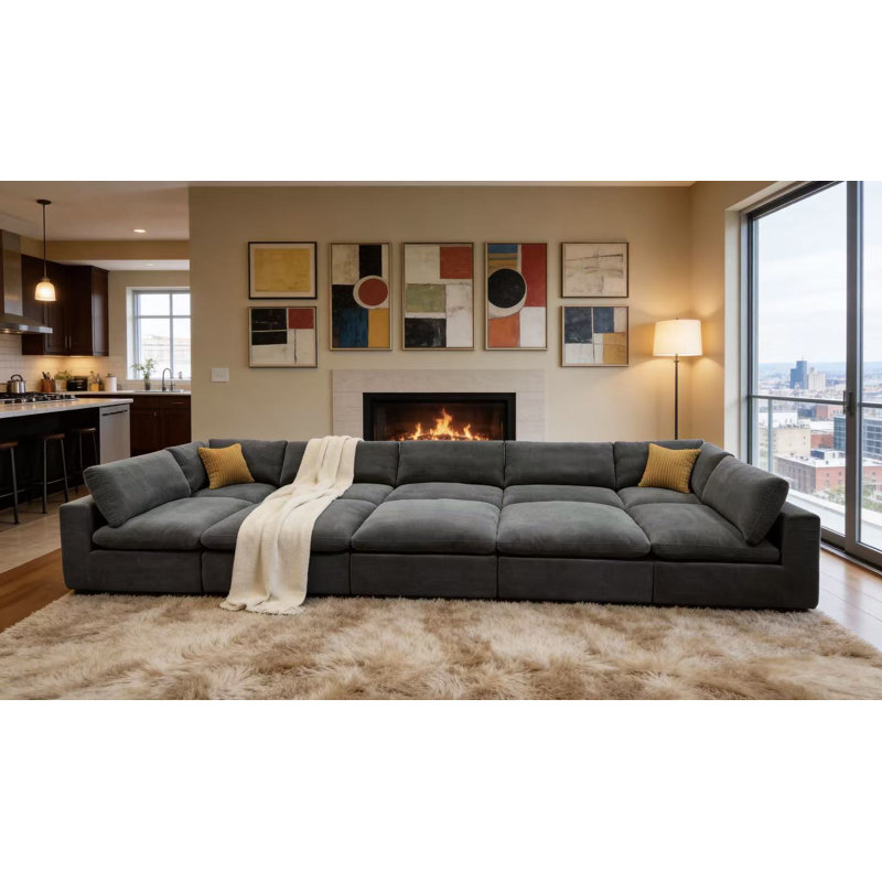 Canapé modulaire Middboy, Gris clair