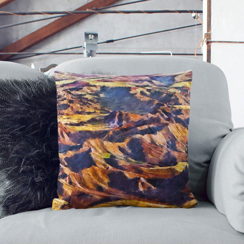 Square Cushion, 40cm H x 40cm W x 15cm D, Stone
