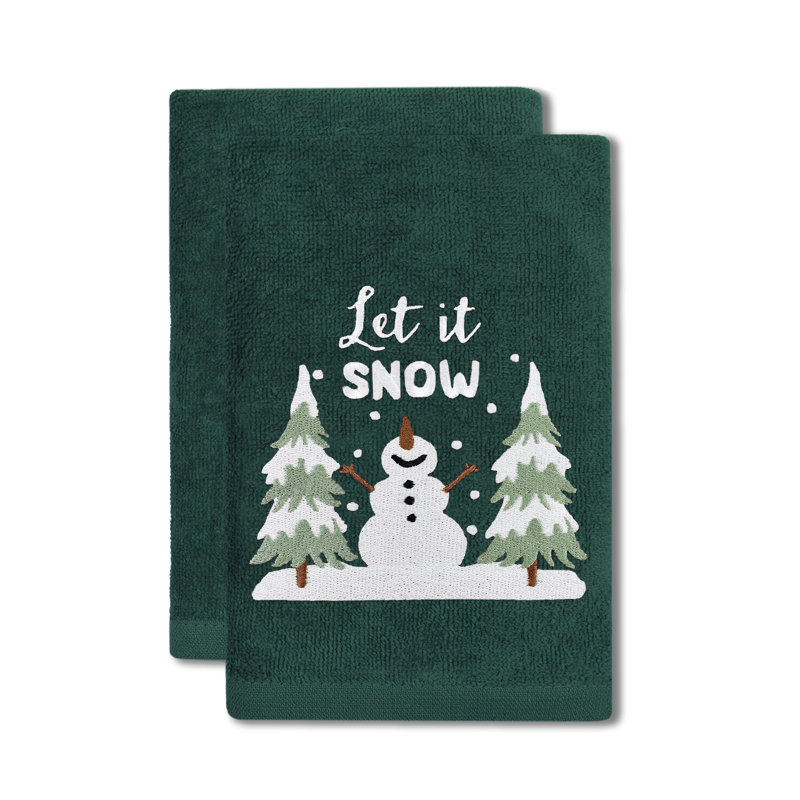 Cotton Tea Towel Kitchen Towel, Green