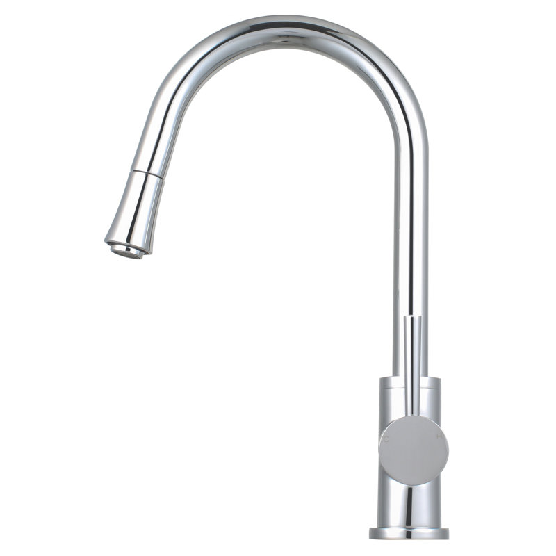Eisen Home Mira Kitchen Faucet, Polished Chrome