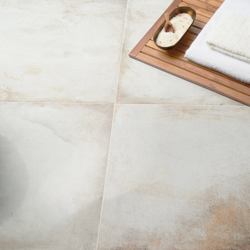 Angela Harris Flatiron 24X48 Semi-Polished Porcelain Tile, White