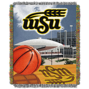 NCAA Throw Blanket, Homefield Advantage College Sports Decor, 48x60 Inches