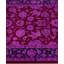 Overdyed One-of-a-Kind 2' 7" X 12' 1" Hand Knotted Area Rug