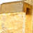 1-Light LED Gold Acrylic Flush Mounted Wall Sconce