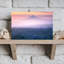 Pink Sky Mountain Mist Colorful Dreamy Ethereal Flower Landscape Wall Art Print 1 Piece Wrapped Canvas Wall Art-972072382
