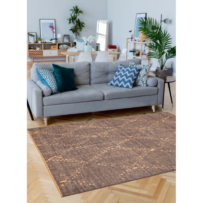 Tapis brun Tangier 5 pi 0 po x 7 pi 11 po