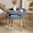Modern Coffee Table with Drawer and Table Legs-527720367