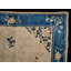 Tapis en laine noué à la main à motif floral antique ivoire beige crème et blanc