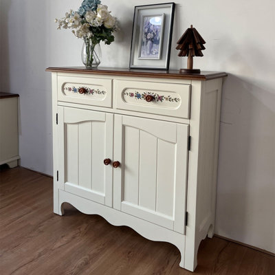 Banc de rangement blanc pour chaussures en bois massif