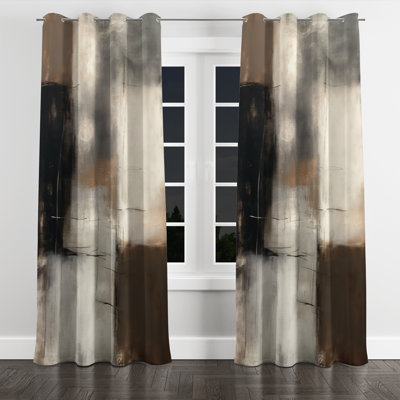 Isham - Midcentury Blackout Grommet Curtain - 1 panel