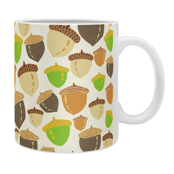 Grande tasse à café glands