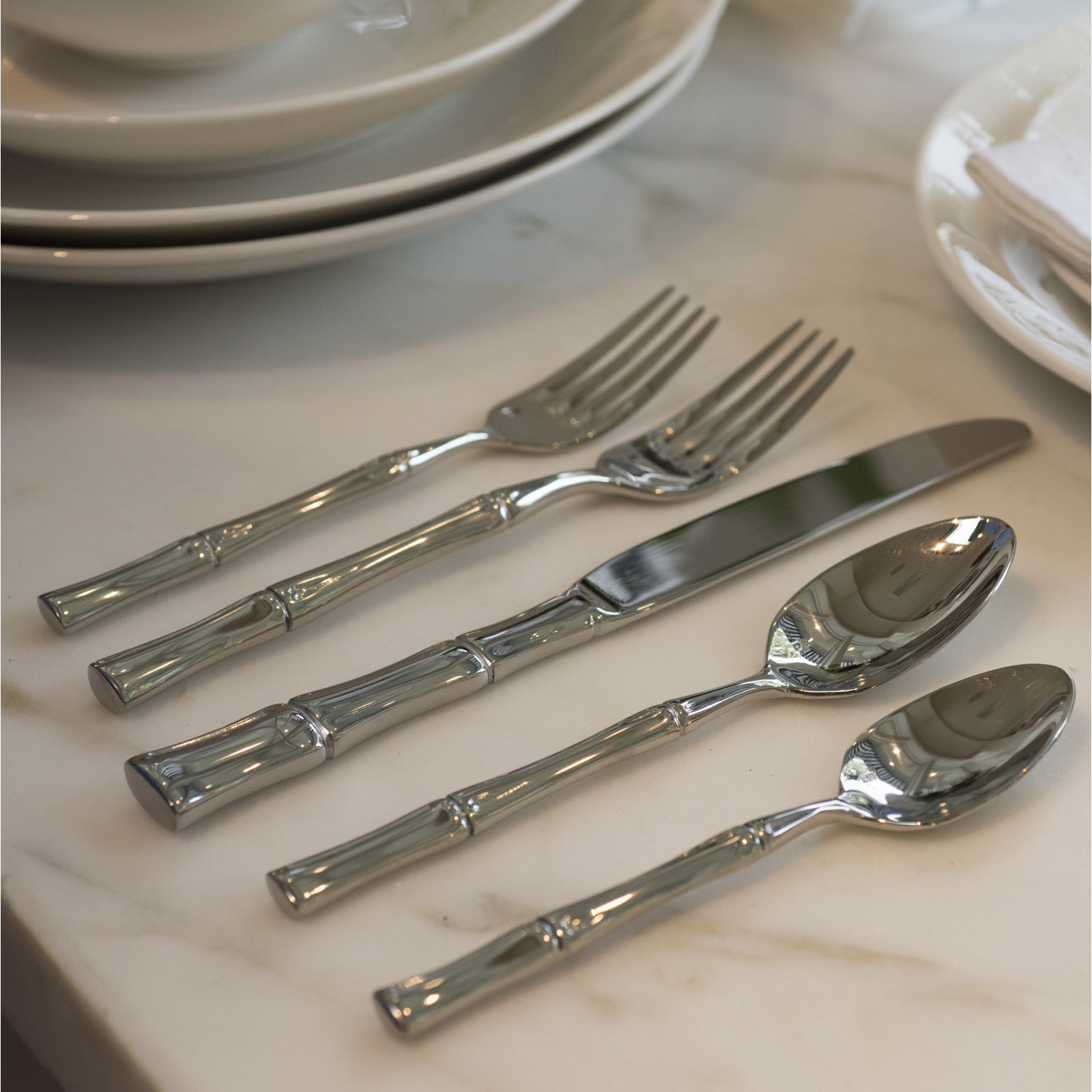 Fortessa Royal Pacific Stainless Steel Flatware Set, Service for 4