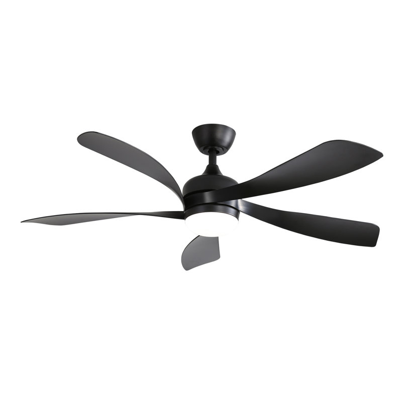 Ventilateur de plafond moderne de 52 pouces avec lumière DEL à intensité variable et télécommande