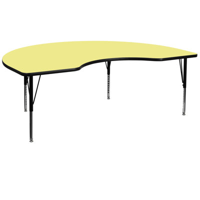 Goddard Commercial Adjustable Height Kidney Activity Table