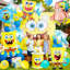 SpongeBob Balloon Party Decorations, ensemble de 72 ballons de décoration d'anniversaire SpongeBob