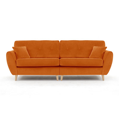 Rafe 4 Seater Velvet Sofa