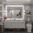 Molly Framelss or Framed LED Anti-Fog Tempered Glass Wall Bathroom Vanity Mirror - UL Certified-465619243-446881519