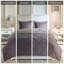 Ensembles de literie matelassés 100% polyester, douillette réversible Cozy Grey Diamond