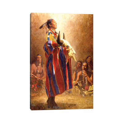 «Buffalo Vision» par David Mann - peinture sur toile tendue