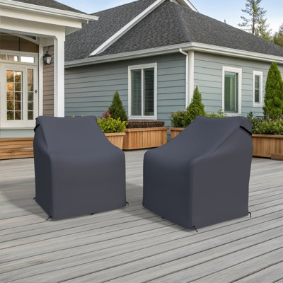 Rocking Swivel All-Weather Rattan Patio Chair Covers