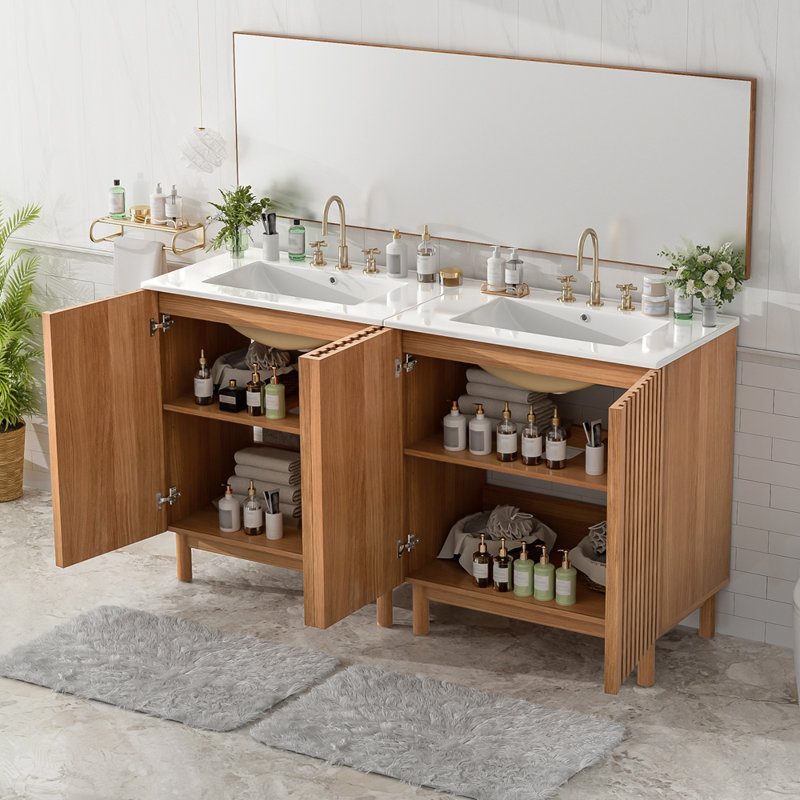 Ensemble de meuble-lavabo traditionnel américain