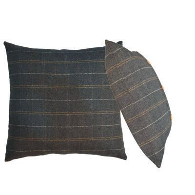 Ahna Striped Square Throw Cushion